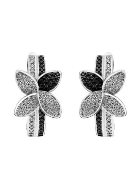 Серьги Black&white